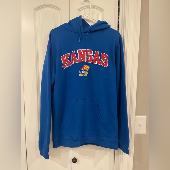 Kansas Jayhawks Blue Hoodie - Picture 1 of 3
